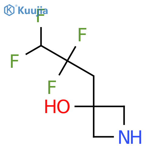 3-(2,2,3,3-tetrafluoropropyl)azetidin-3-ol structure