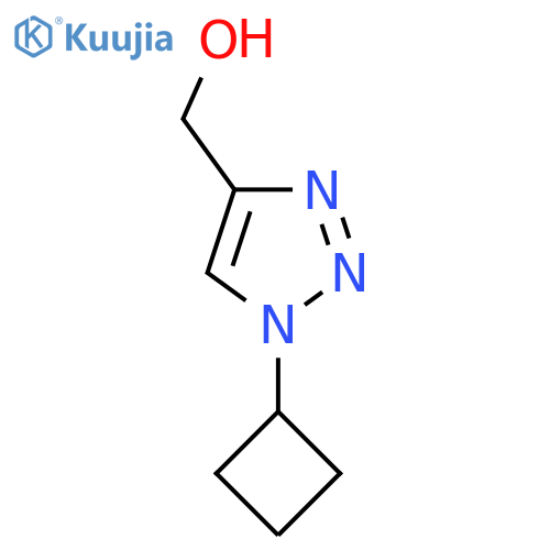 (1-cyclobutyl-1H-1,2,3-triazol-4-yl)methanol structure