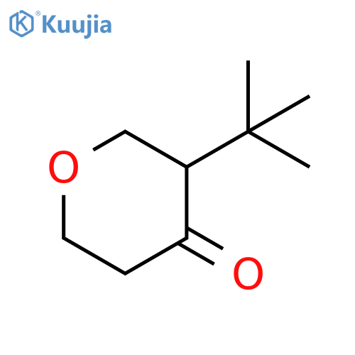 3-tert-butyloxan-4-one structure