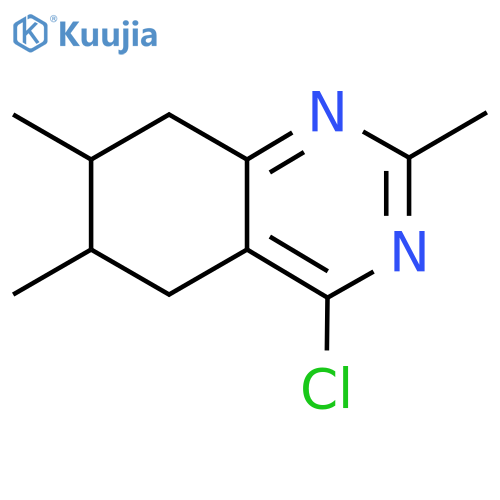 4-Chloro-2,6,7-trimethyl-5,6,7,8-tetrahydroquinazoline structure
