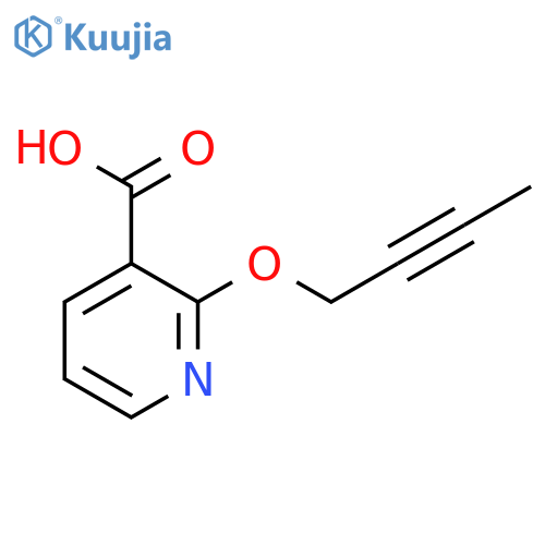 2-(But-2-ynyloxy)nicotinic acid structure