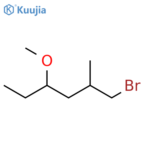 Hexane, 1-bromo-4-methoxy-2-methyl- structure