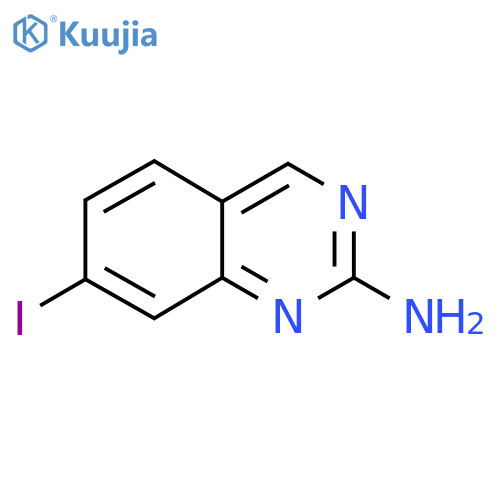 7-Iodoquinazolin-2-amine structure