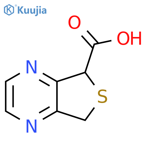 5H,7H-thieno3,4-bpyrazine-5-carboxylic acid structure