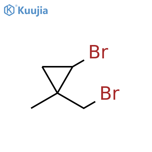 2-bromo-1-(bromomethyl)-1-methylcyclopropane structure