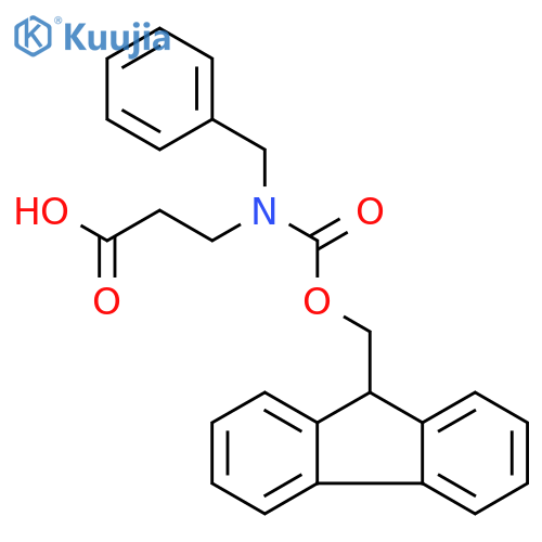 3-benzyl({(9H-fluoren-9-yl)methoxycarbonyl})aminopropanoic acid structure