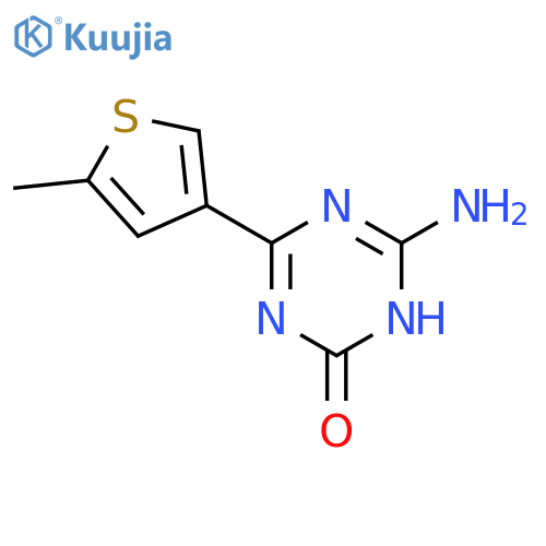 1,3,5-Triazin-2(1H)-one, 6-amino-4-(5-methyl-3-thienyl)- structure