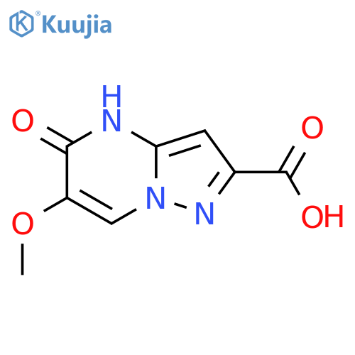 6-methoxy-5-oxo-4H,5H-pyrazolo1,5-apyrimidine-2-carboxylic acid structure