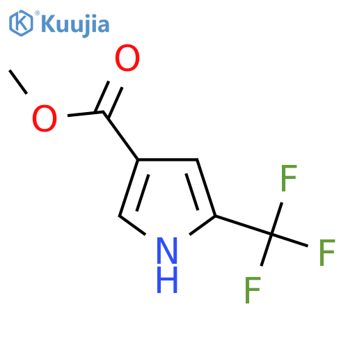 Methyl 5-(trifluoromethyl)-1H-pyrrole-3-carboxylate structure