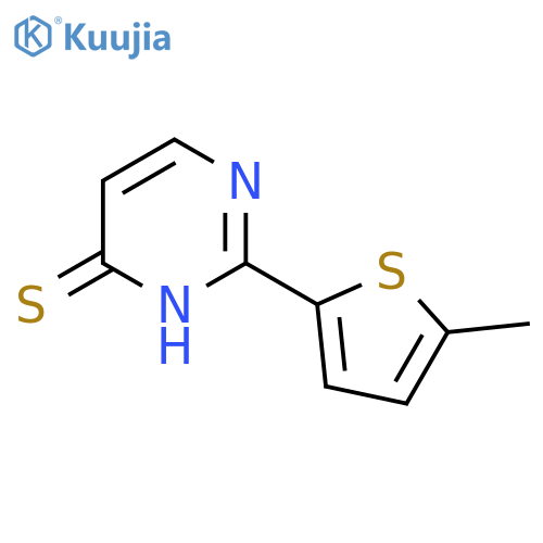 2-(5-Methylthiophen-2-yl)-3,4-dihydropyrimidine-4-thione structure