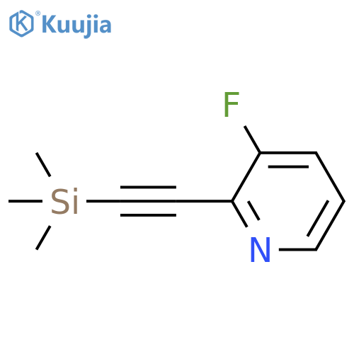 3-fluoro-2-2-(trimethylsilyl)ethynylpyridine structure