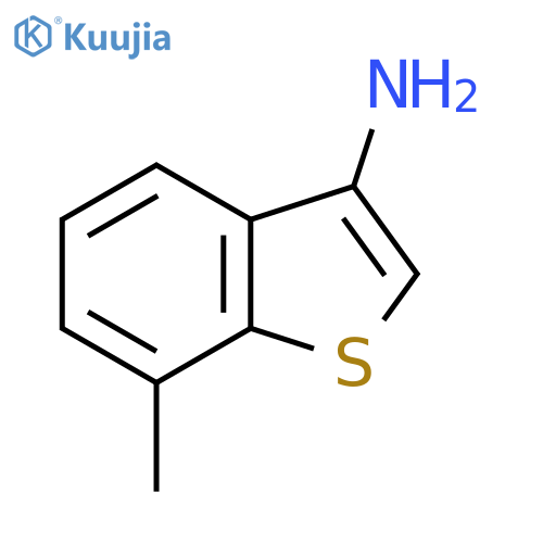 7-methyl-1-benzothiophen-3-amine structure