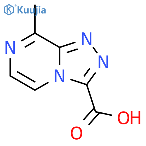 8-Methyl-[1,2,4]triazolo[4,3-a]pyrazine-3-carboxylic acid structure