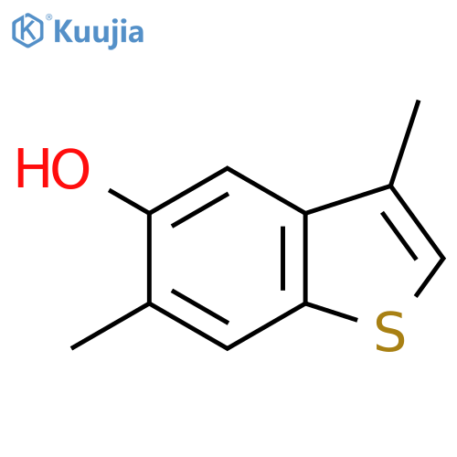 3,6-Dimethyl-1-benzothiophen-5-ol structure