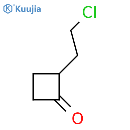 2-(2-chloroethyl)cyclobutanone structure