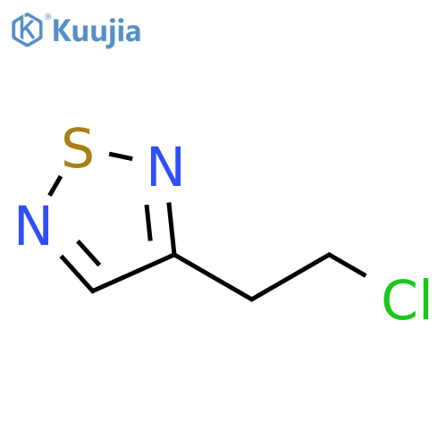 3-(2-chloroethyl)-1,2,5-thiadiazole structure
