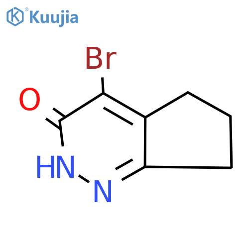 4-Bromo-6,7-dihydro-2H-cyclopenta[c]pyridazin-3(5H)-one structure