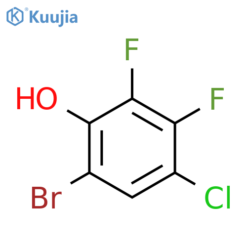 6-Bromo-4-chloro-2,3-difluorophenol structure
