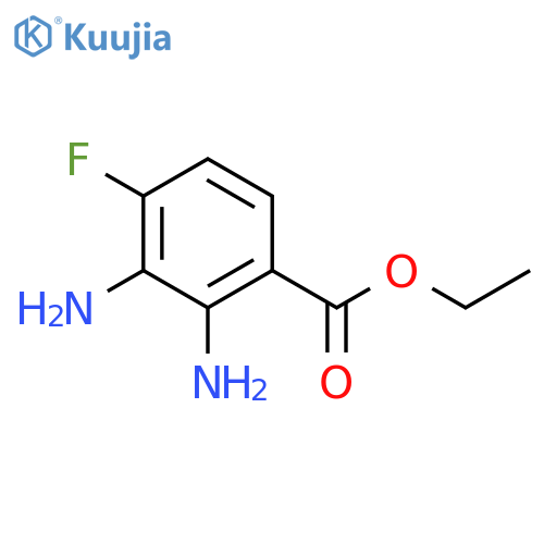 Ethyl 2,3-diamino-4-fluorobenzoate structure
