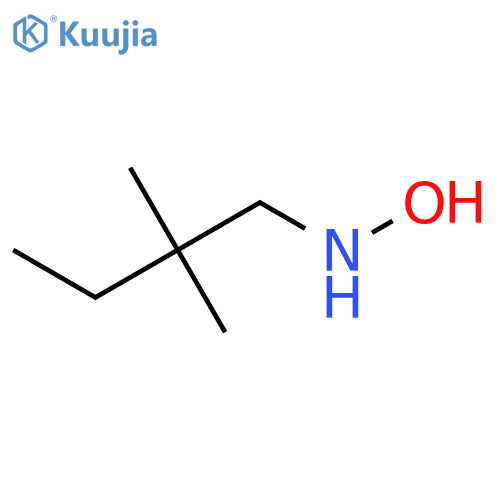 N-(2,2-dimethylbutyl)hydroxylamine structure
