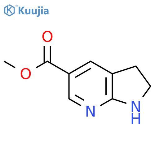 methyl 1H,2H,3H-pyrrolo2,3-bpyridine-5-carboxylate structure