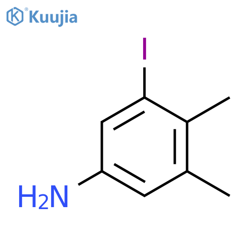 3-iodo-4,5-dimethylaniline structure