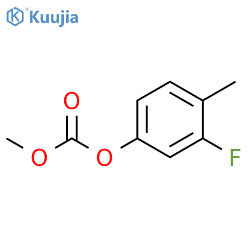 CARBONIC ACID 3-FLUORO-4-METHYL-PHENYL ESTER METHYL ESTER structure