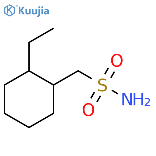 Cyclohexanemethanesulfonamide, 2-ethyl- structure