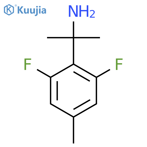 2-(2,6-difluoro-4-methylphenyl)propan-2-amine structure