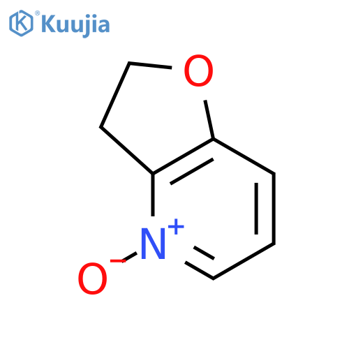 Furo[3,2-b]pyridine,2,3-dihydro-, 4-oxide structure