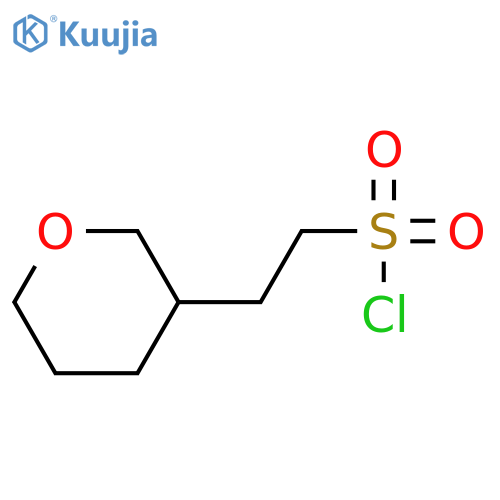 2-(oxan-3-yl)ethane-1-sulfonyl chloride structure