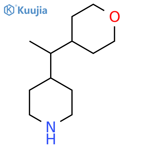 4-1-(oxan-4-yl)ethylpiperidine structure