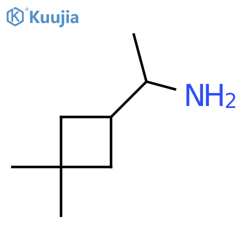 1-(3,3-dimethylcyclobutyl)ethan-1-amine structure
