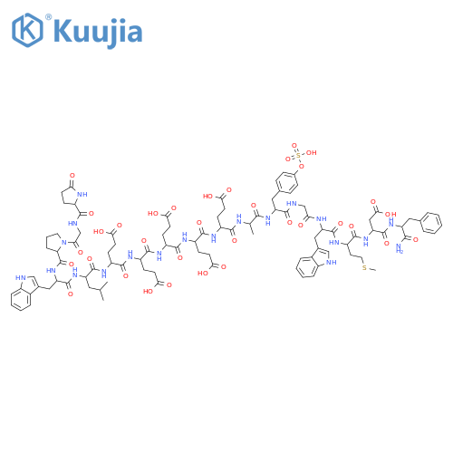 Gastrin-17 II (human)(9CI) structure