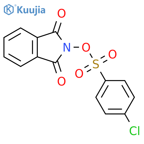 1H-Isoindole-1,3(2H)-dione, 2-[[(4-chlorophenyl)sulfonyl]oxy]- structure
