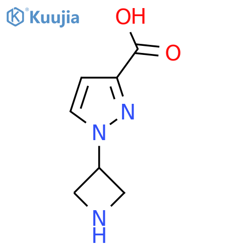 1-(azetidin-3-yl)-1H-pyrazole-3-carboxylic acid structure