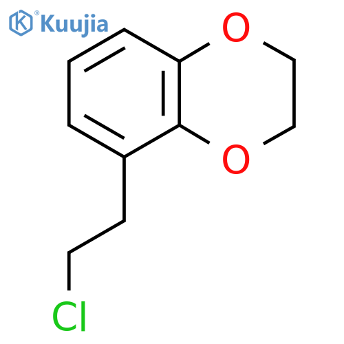 5-(2-Chloroethyl)-2,3-dihydro-1,4-benzodioxine structure