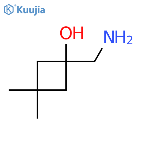 1-(Aminomethyl)-3,3-dimethylcyclobutan-1-ol structure