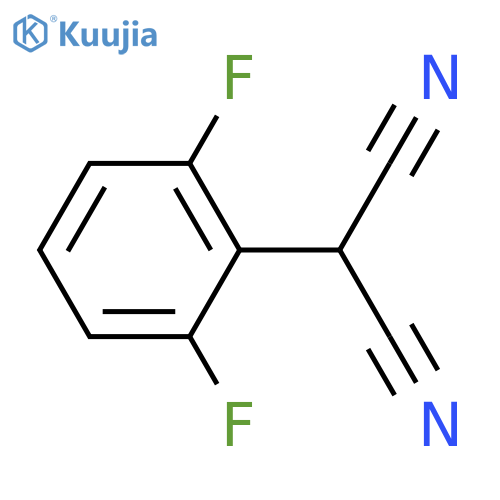 2-(2,6-difluorophenyl)malononitrile structure