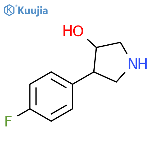 4-(4-fluorophenyl)pyrrolidin-3-ol structure
