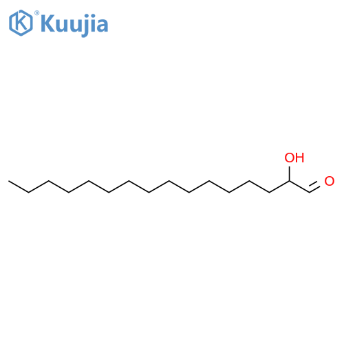 Hexadecanal, 2-hydroxy- structure
