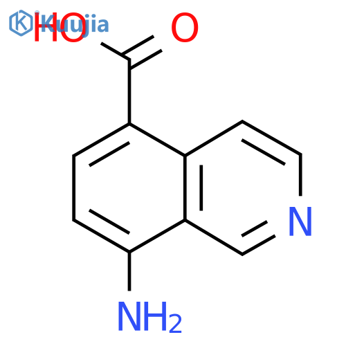 8-Aminoisoquinoline-5-carboxylic acid structure