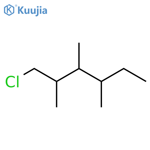 Hexane, 1-chloro-2,3,4-trimethyl- structure