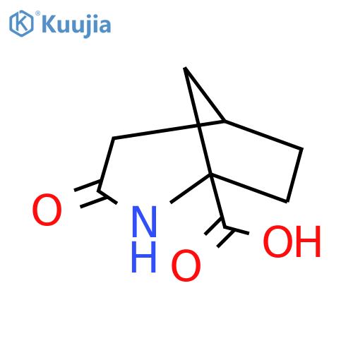3-oxo-2-azabicyclo3.2.1octane-1-carboxylic acid structure