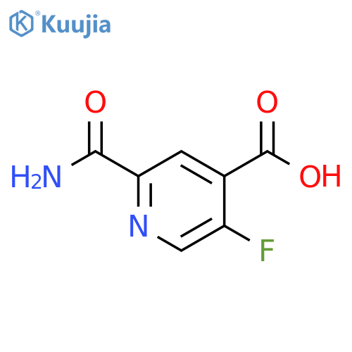 4-Pyridinecarboxylic acid, 2-(aminocarbonyl)-5-fluoro- structure
