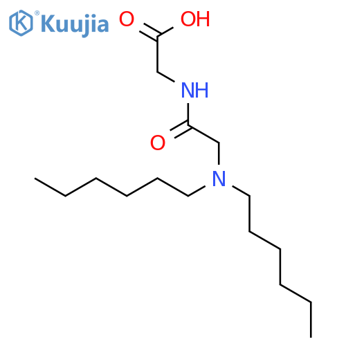 Glycine, N,N-dihexylglycyl- structure