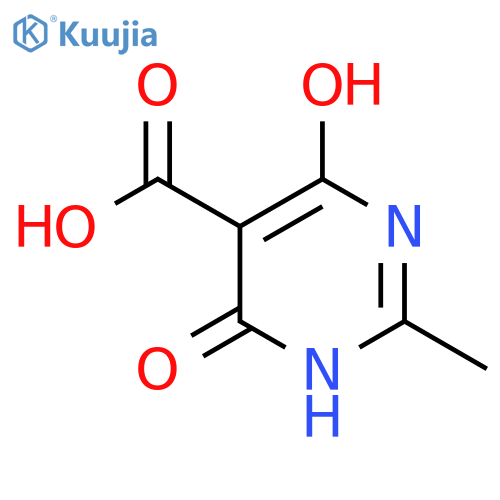 4-Hydroxy-2-methyl-6-oxo-1,6-dihydropyrimidine-5-carboxylic acid structure
