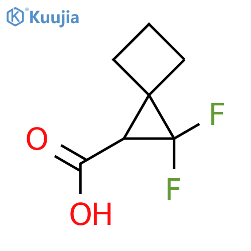 2,2-Difluorospiro[2.3]hexane-1-carboxylic acid structure