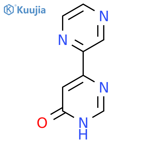 6-(Pyrazin-2-yl)pyrimidin-4-ol structure