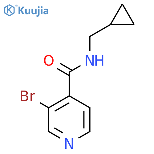 3-Bromo-N-(cyclopropylmethyl)pyridine-4-carboxamide structure